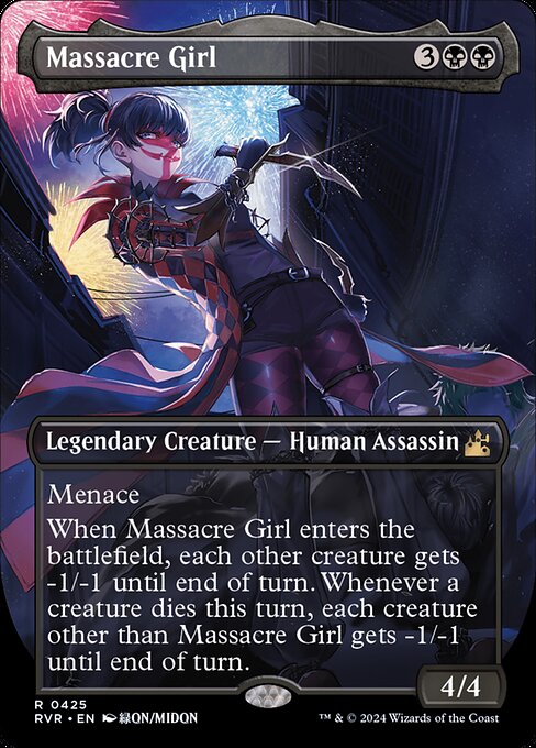 Massacre Girl (425) [Ravnica Remastered] [Borderless]