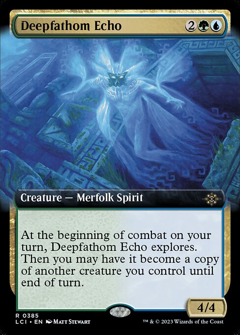 Deepfathom Echo (385) [The Lost Caverns of Ixalan] [Extended Art]