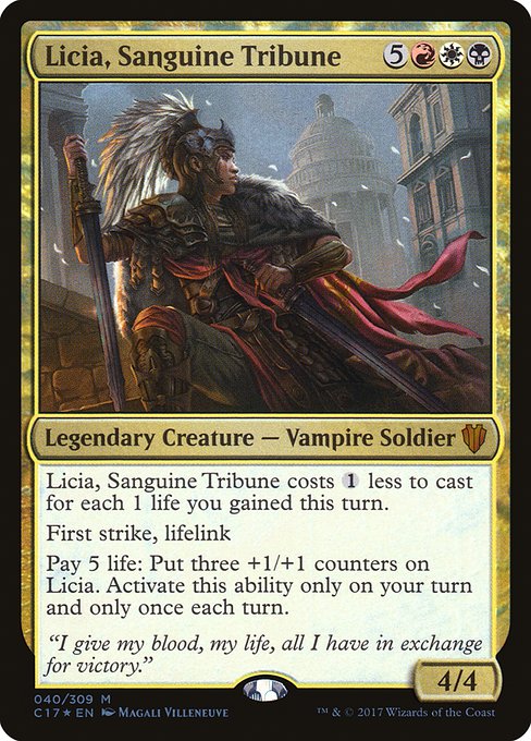Licia, Sanguine Tribune (40) [Commander 2017]