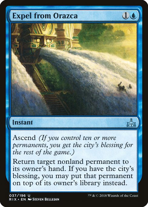 Expel from Orazca (37) [Rivals of Ixalan]