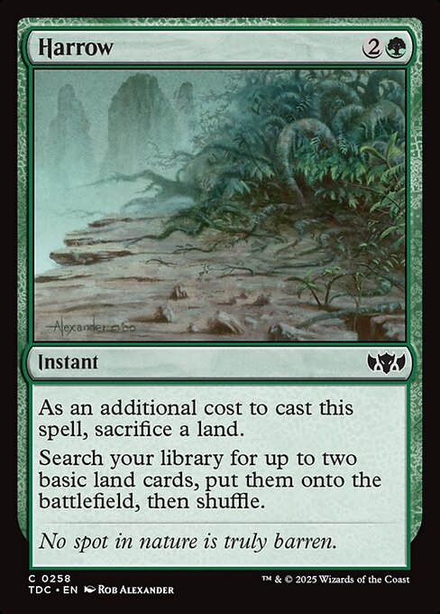 Harrow (258) [Tarkir: Dragonstorm Commander]