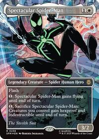 Spectacular Spider-Man (0238) (Borderless) (Textured Foil) (238) [Marvel's Spider-Man]