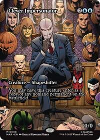 Clever Impersonator (Borderless) (8) [Marvel Eternal-Legal]