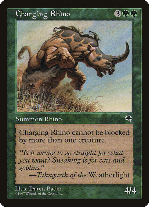 Charging Rhino (218) [Tempest]