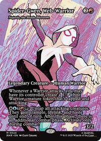 Spider-Gwen, Web-Warrior - Najeela, the Blade-Blossom (Borderless) (24) [Marvel Eternal-Legal]