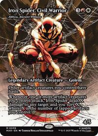 Iron Spider, Civil Warrior - Alibou, Ancient Witness (Borderless) (39) [Marvel Eternal-Legal]