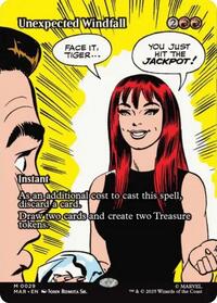 Unexpected Windfall (Borderless) (29) [Marvel Eternal-Legal]