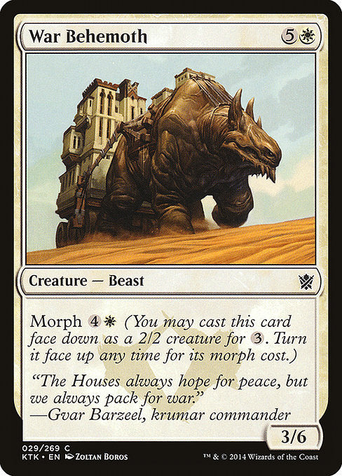 War Behemoth (29) [Khans of Tarkir]