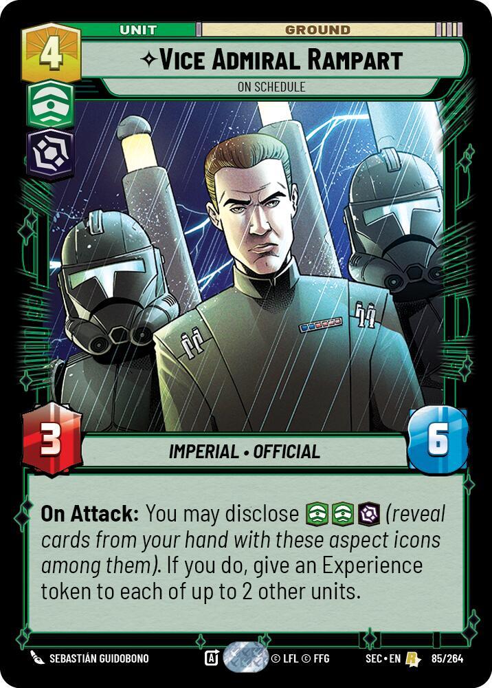 Vice Admiral Rampart - On Schedule (85/264) [Secrets of Power]