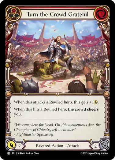 Turn the Crowd Grateful (Red) (SUP049) [Super Slam]