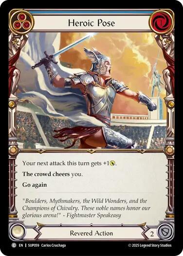 Heroic Pose (Blue) (SUP059) [Super Slam]