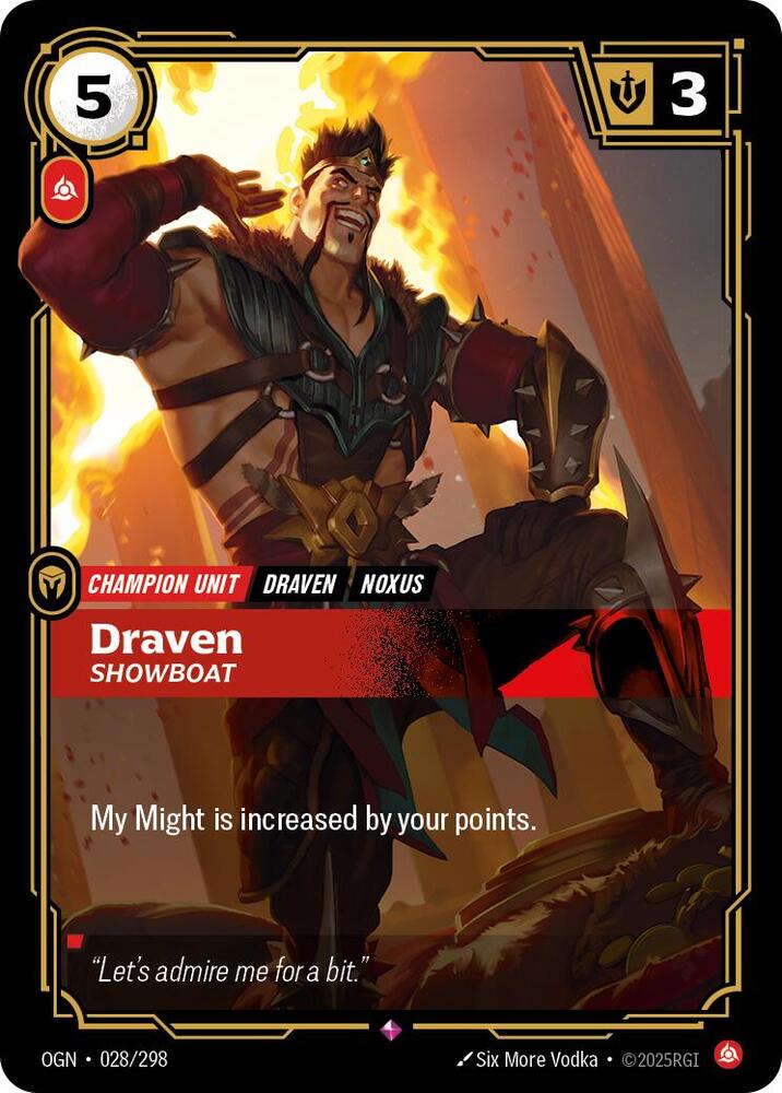 Draven - Showboat (028/298) [Origins]