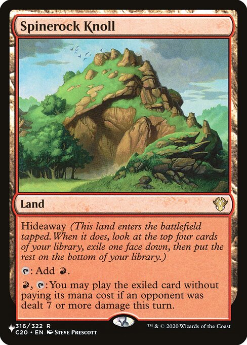 Spinerock Knoll (C20-316) [The List]