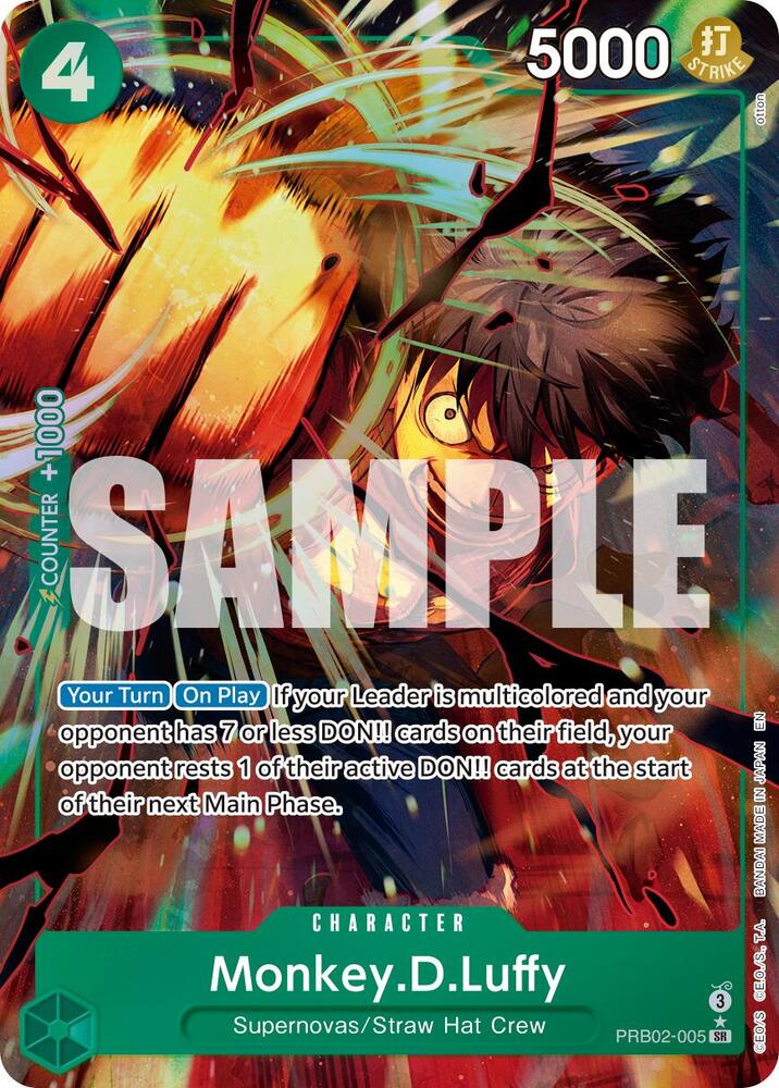 Monkey.D.Luffy - PRB02-005 (Alternate Art) [Premium Booster -The Best- Vol. 2]