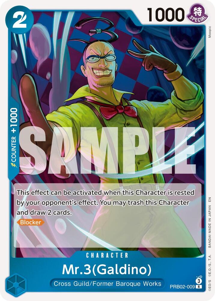 Mr.3(Galdino) - PRB02-009 [Premium Booster -The Best- Vol. 2]