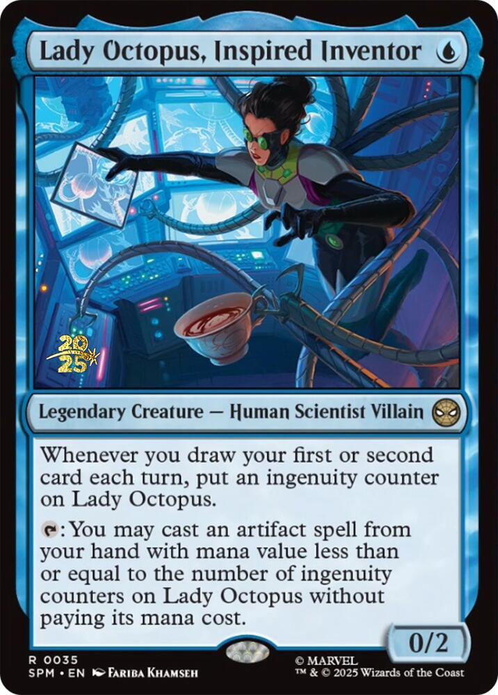 Lady Octopus, Inspired Inventor (35) [Prerelease Cards]