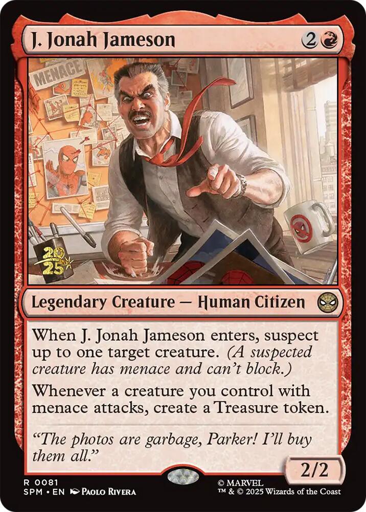 J. Jonah Jameson (81) [Prerelease Cards]