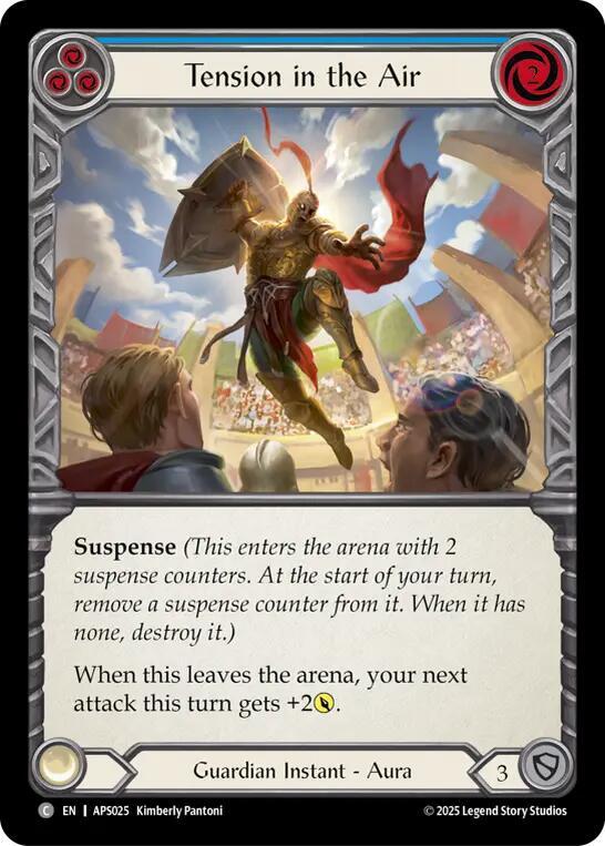 Tension in the Air (Blue) (APS025) [Armory Deck: Pleiades]