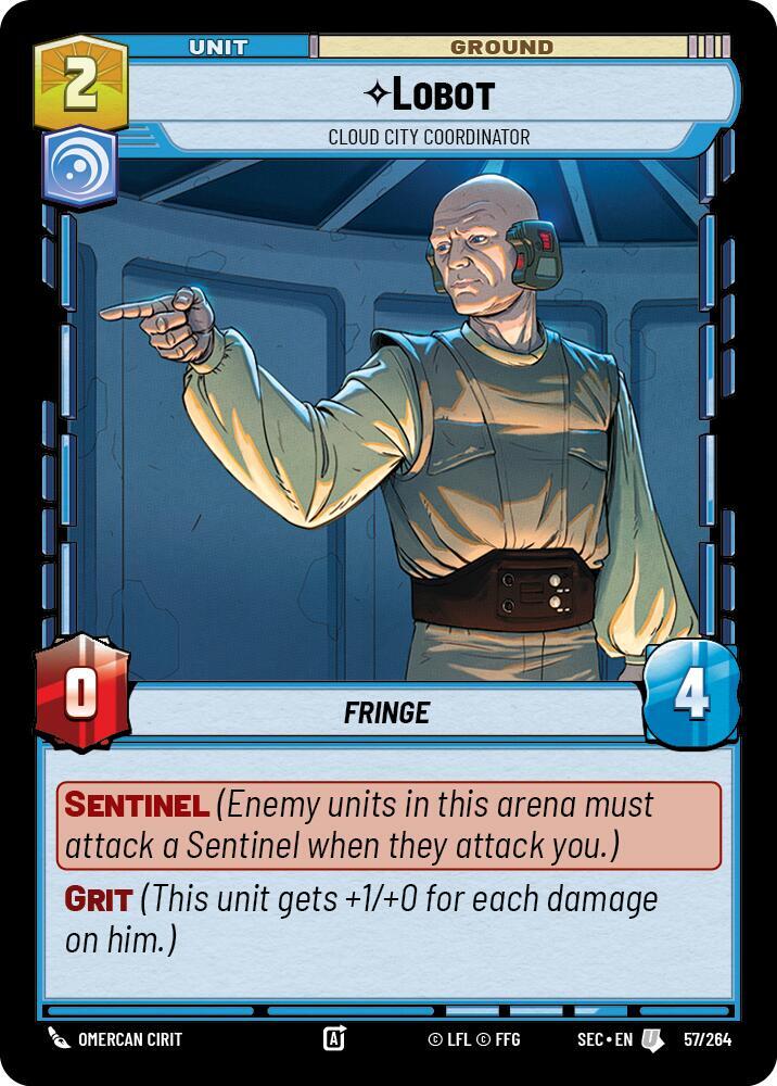Lobot - Cloud City Coordinator (57/264) [Secrets of Power]