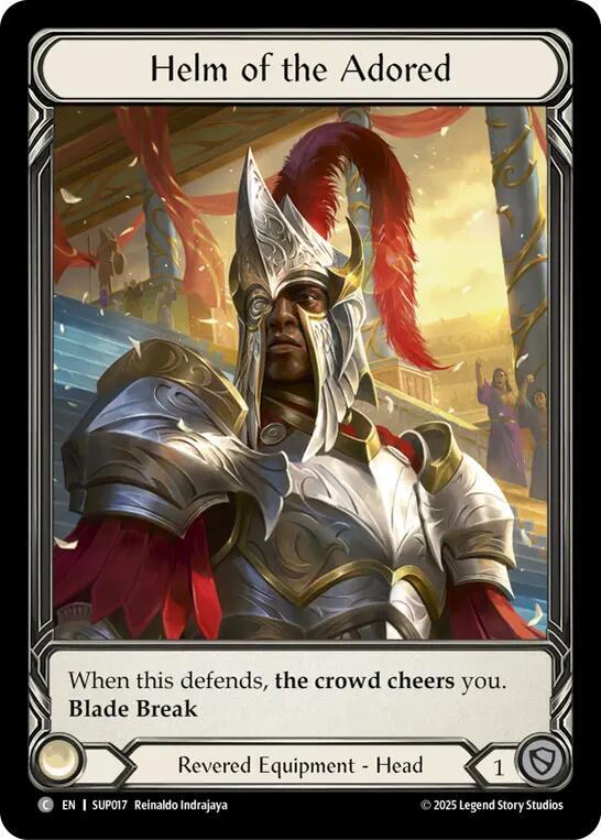 Helm of the Adored (Extended Art) (SUP017) [Super Slam]