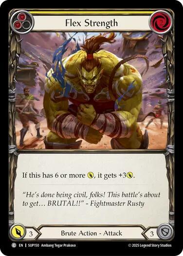 Flex Strength (Yellow) (SUP150) [Super Slam]