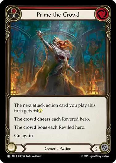 Prime the Crowd (Red) (SUP236) [Super Slam]