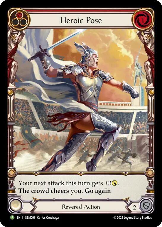 Heroic Pose (GEM091) [GEM Pack 3]