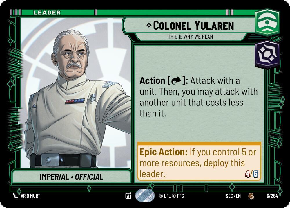 Colonel Yularen - This is Why We Plan (6/264) [Secrets of Power]