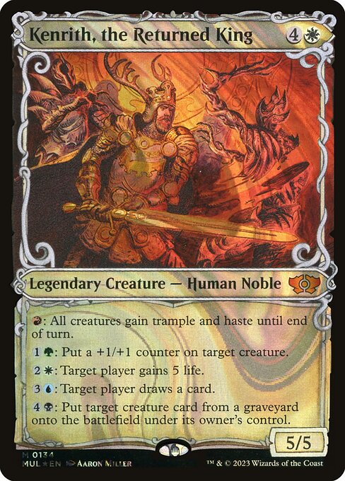 Kenrith, the Returned King (134) [Multiverse Legends] [Showcase]