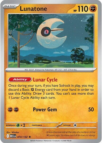 Lunatone (074/132) [ME01: Mega Evolution]