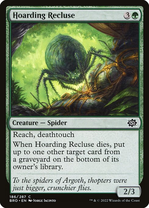 Hoarding Recluse (186) [The Brothers' War]