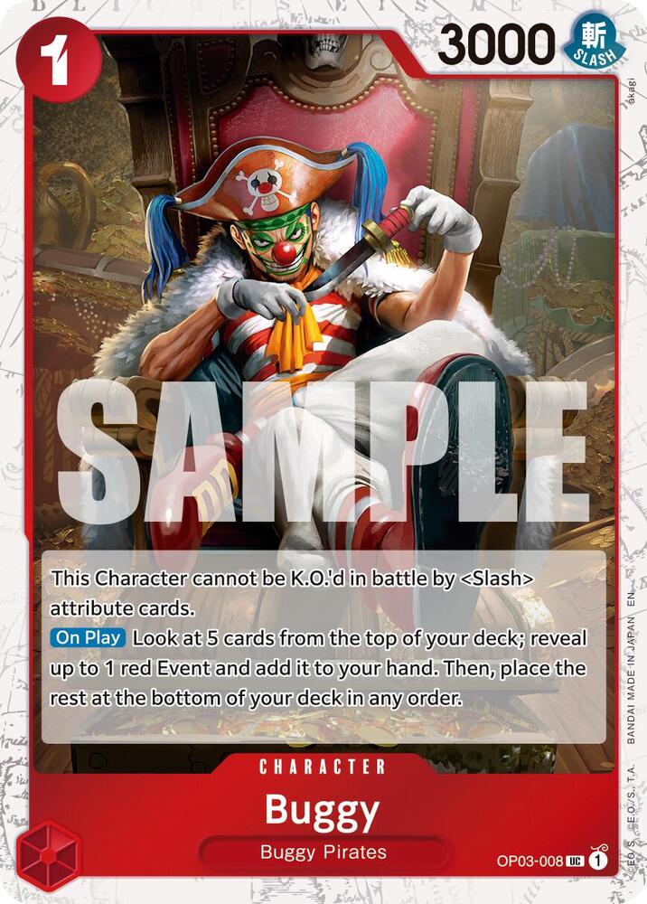 Buggy - OP03-008 (Pirate Foil) [Premium Booster -The Best- Vol. 2]