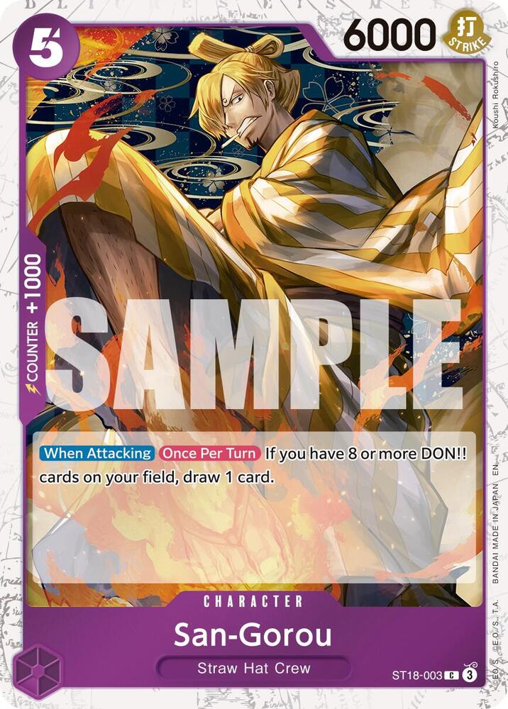 San-Gorou (Pirate Foil) (ST18-003) [Premium Booster -The Best- Vol. 2]