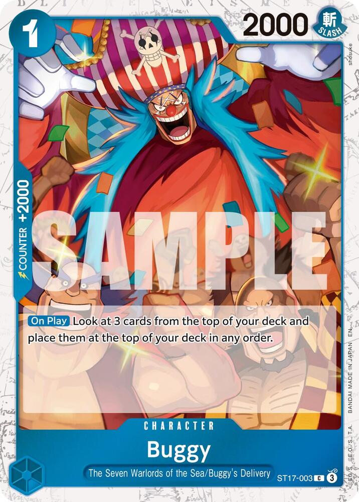 Buggy - ST17-003 (Pirate Foil) [Premium Booster -The Best- Vol. 2]