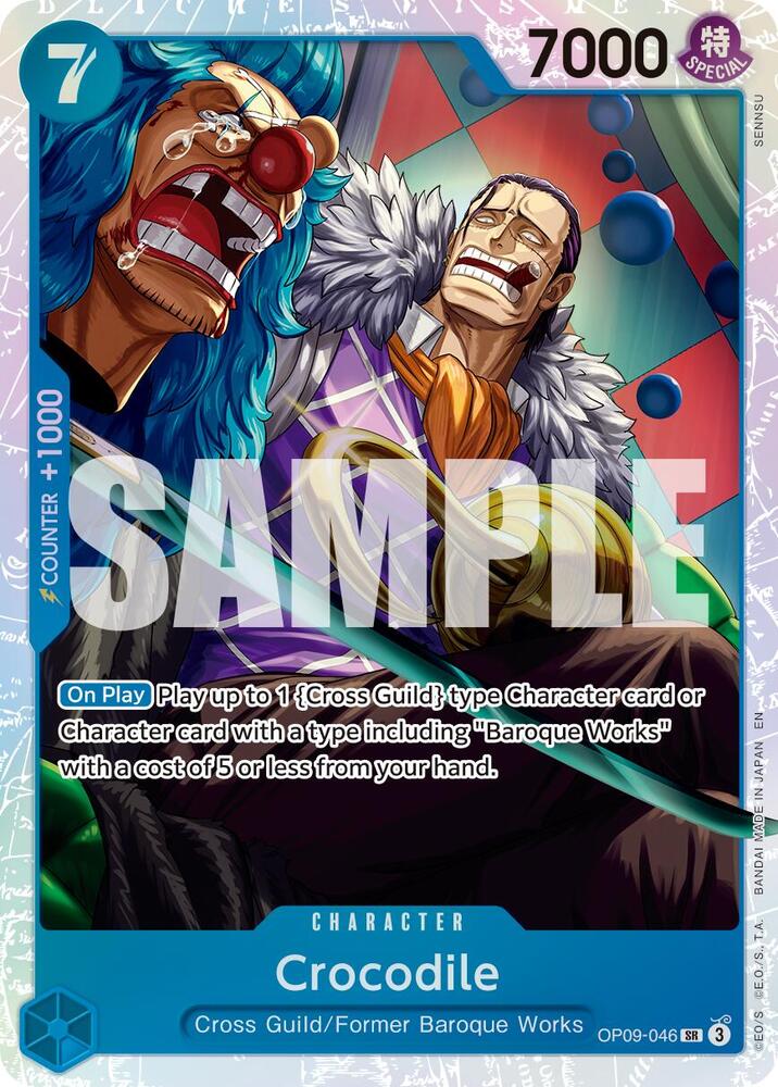 Crocodile - OP09-046 (Reprint) [Premium Booster -The Best- Vol. 2]