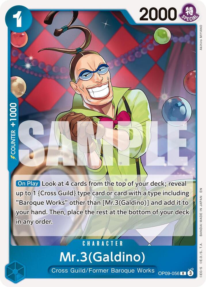Mr.3(Galdino) - OP09-056 (Reprint) [Premium Booster -The Best- Vol. 2]