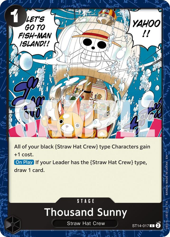 Thousand Sunny (Reprint) (ST14-017) [Premium Booster -The Best- Vol. 2]