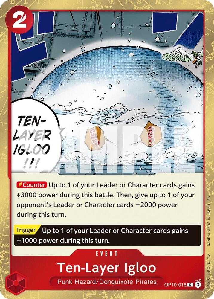 Ten-Layer Igloo (Pirate Foil) (OP10-018) [Premium Booster -The Best- Vol. 2]