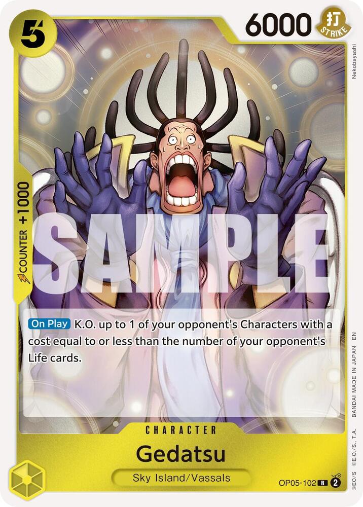 Gedatsu (Reprint) (OP05-102) [Premium Booster -The Best- Vol. 2]