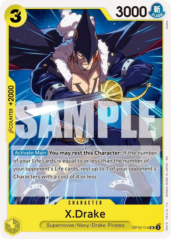 X.Drake (Reprint) (OP10-114) [Premium Booster -The Best- Vol. 2]