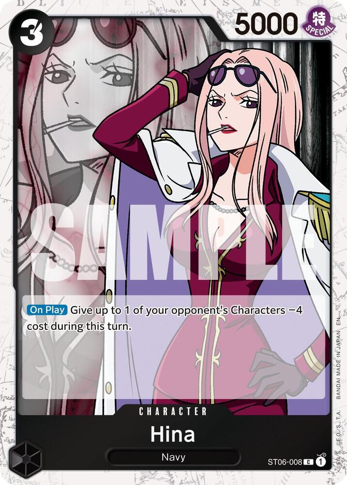 Hina (Pirate Foil) (ST06-008) [Premium Booster -The Best- Vol. 2]