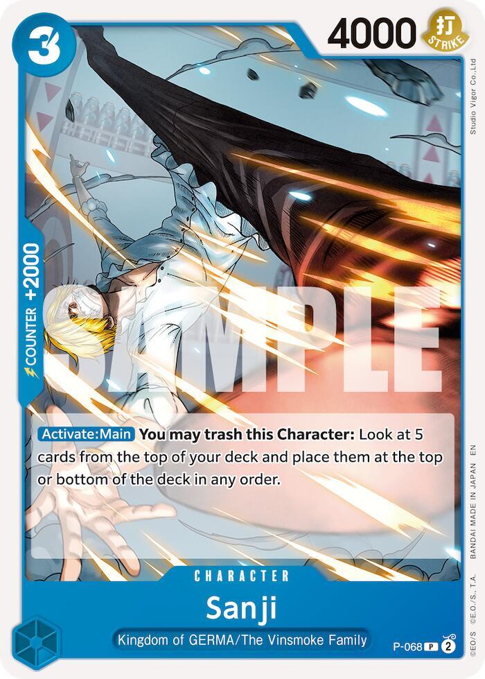 Sanji - P-068 (Reprint) [Premium Booster -The Best- Vol. 2]