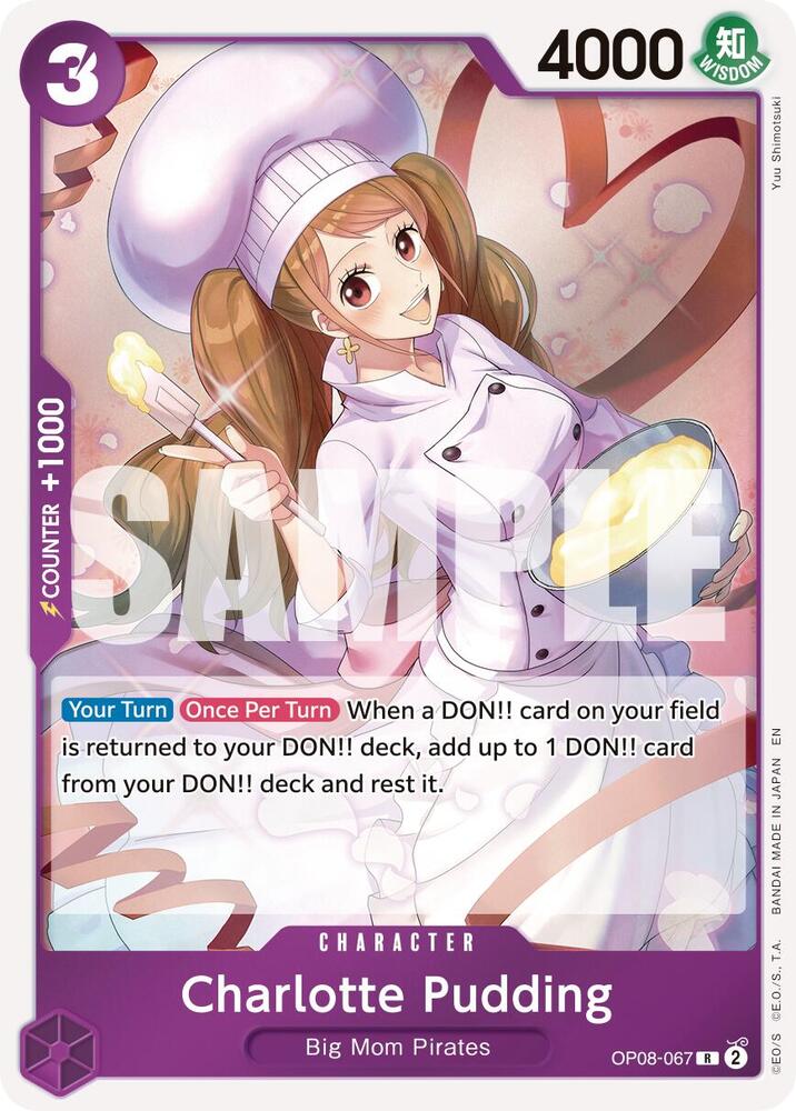 Charlotte Pudding - OP08-067 (Reprint) [Premium Booster -The Best- Vol. 2]