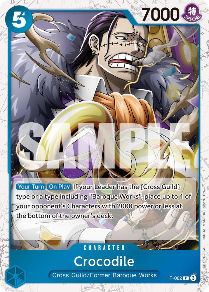 Crocodile - P-082 (Pirate Foil) [Premium Booster -The Best- Vol. 2]