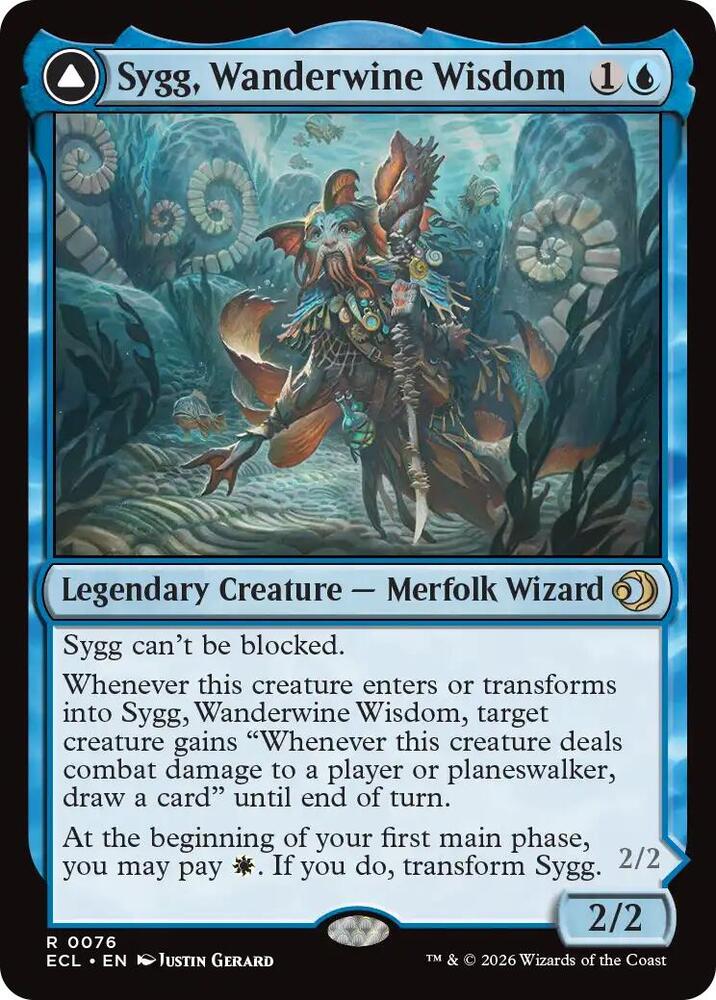 Sygg, Wanderwine Wisdom (76) [Lorwyn Eclipsed]