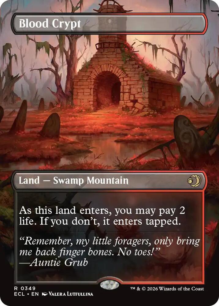 Blood Crypt (Borderless) (349) [Lorwyn Eclipsed]