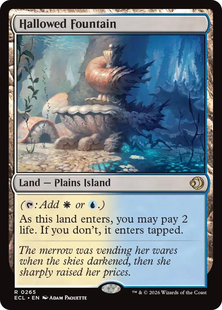 Hallowed Fountain (265) [Lorwyn Eclipsed]