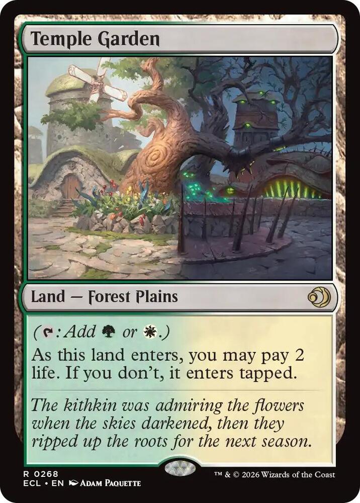Temple Garden (268) [Lorwyn Eclipsed]