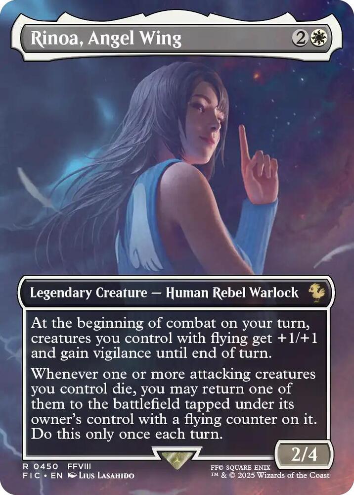 Rinoa, Angel Wing (Borderless) (450) [Final Fantasy Commander]