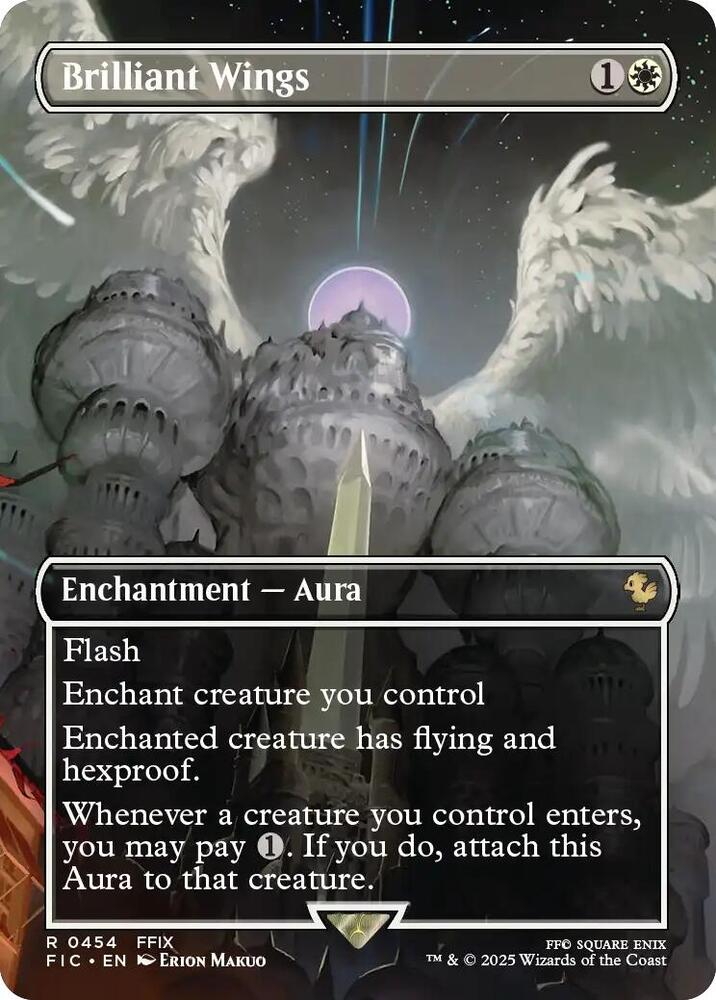 Brilliant Wings (Borderless) (454) [Final Fantasy Commander]